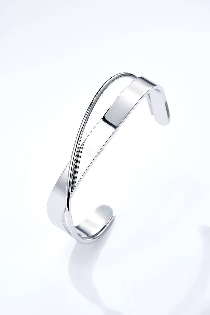 Stainless steel bangle 324AQ193