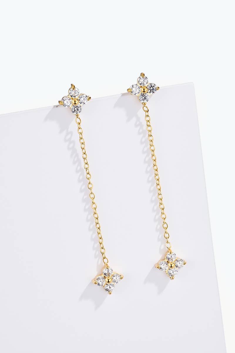 Stainless steel earrings 124AQ563