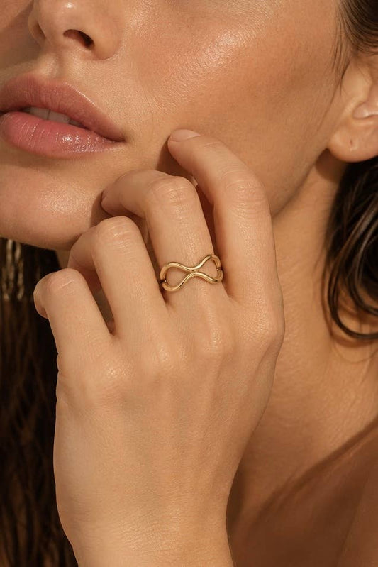Bague ondulée en acier inoxydable 424AQ520