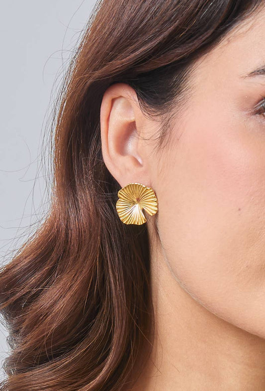 Boucles d'oreilles en acier inoxydable 124DY33