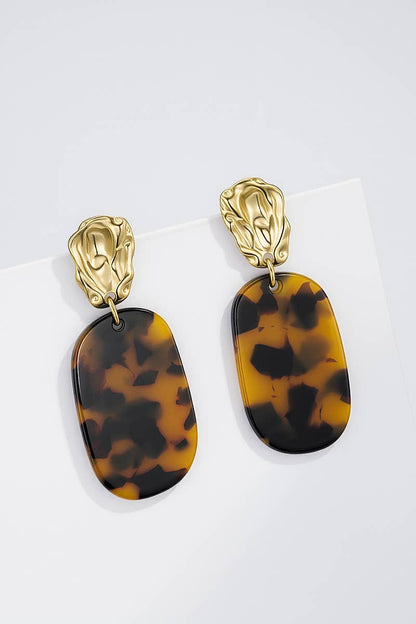Boucles d'oreille en acier inoxydable 124RX182