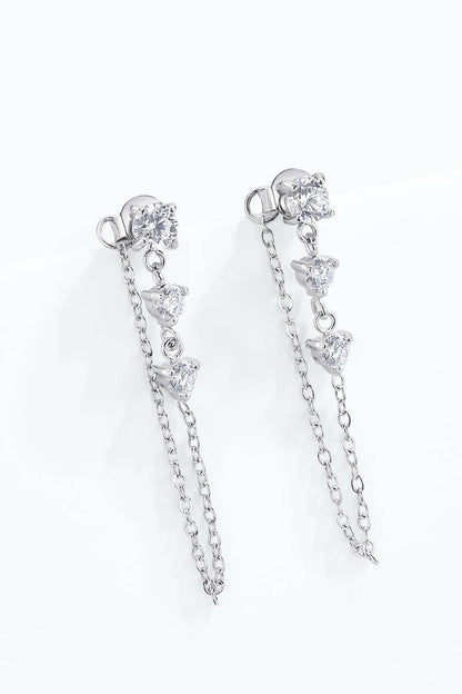 Boucles d'oreilles en acier inoxydable 124AQ668