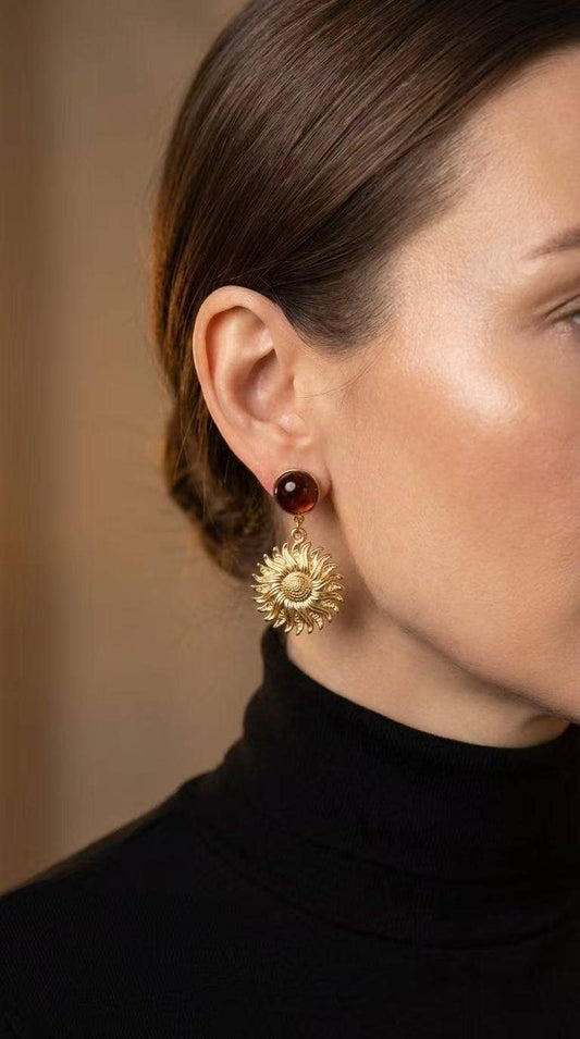 Boucles d'oreille en acier inoxydable 124RX233