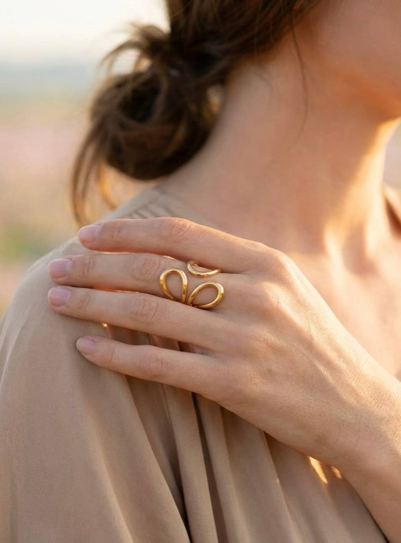 Stainless steel ring 424AQ278