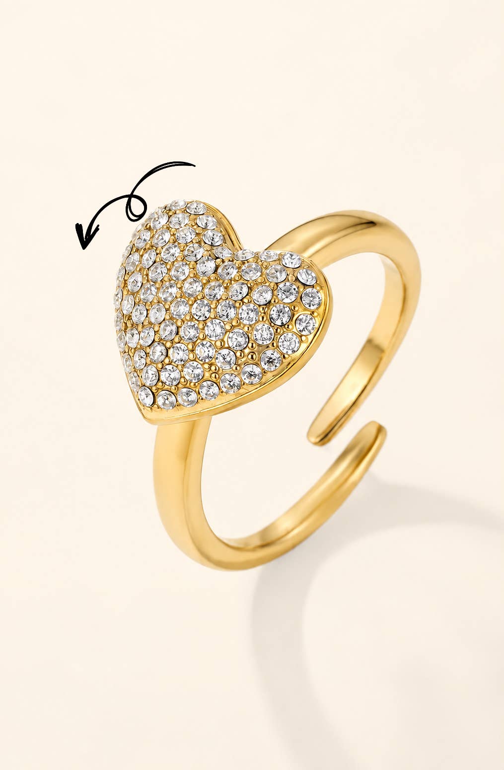 Bague en acier inoxydable 424RX374