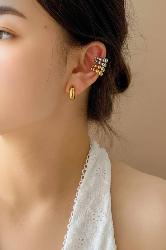 Earcuff en acier inoxydable 124AQ520