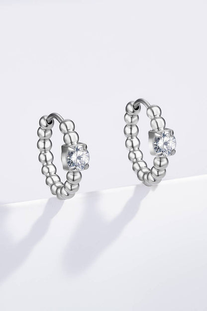 Stainless steel earrings 124AQ553