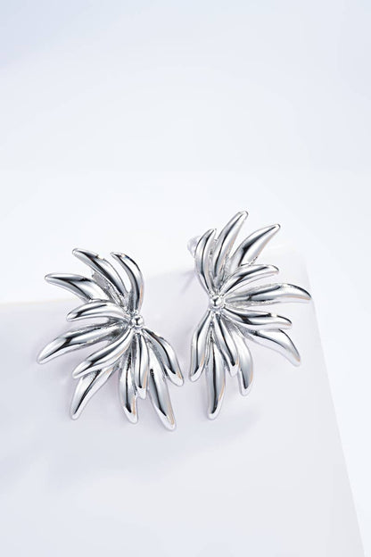 Stainless steel earrings 124AQ373