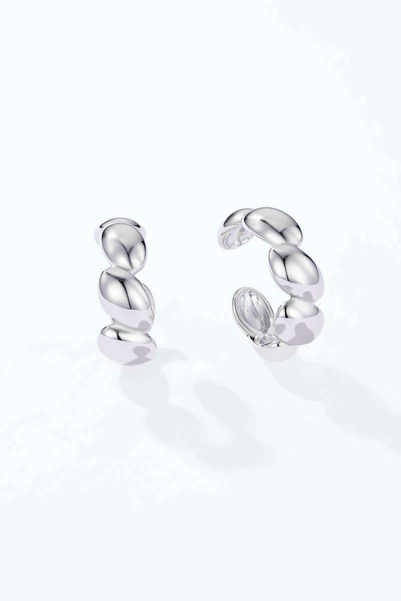 Stainless steel ear cuffs 124AQ782