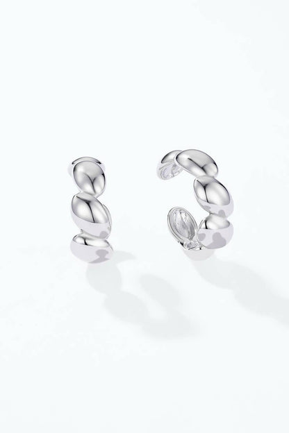 Stainless steel ear cuffs 124AQ782