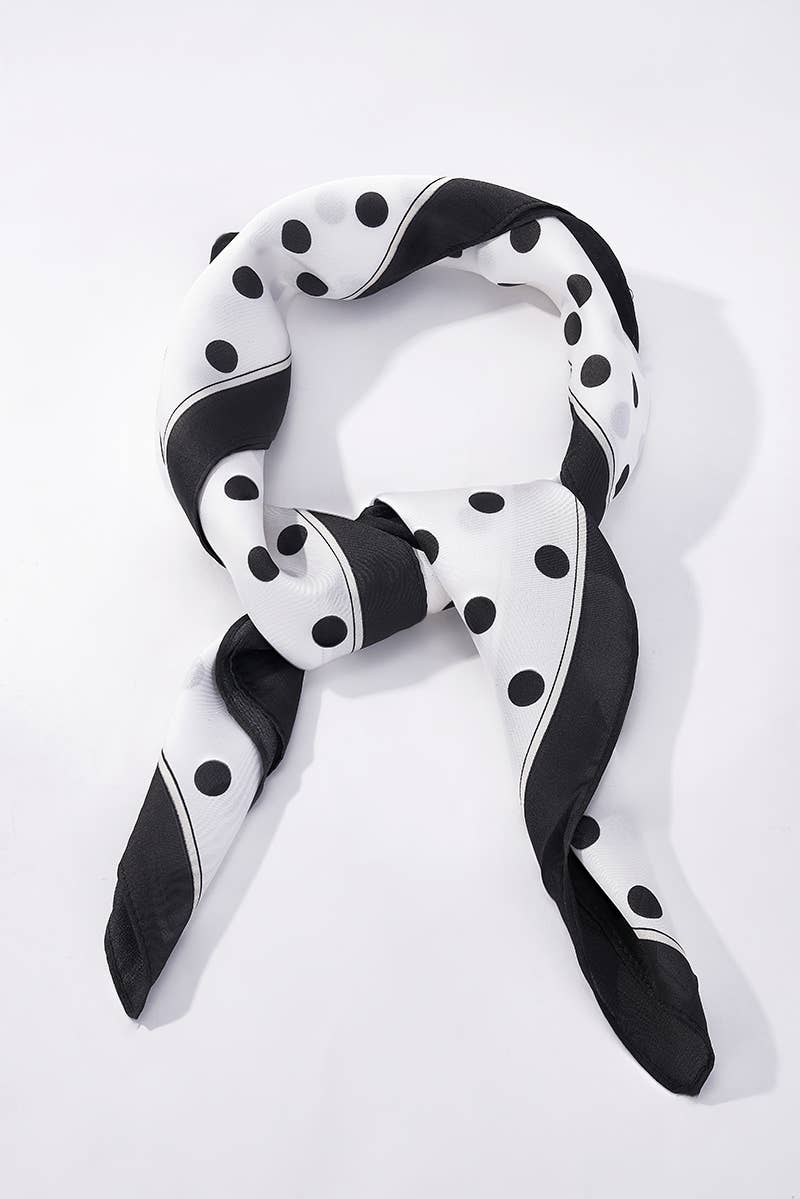 Patterned scarf 65 X 65 CM FL329DF