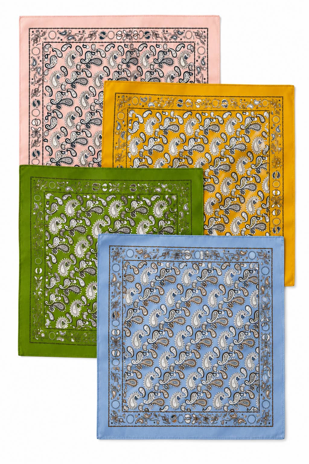 Patterned scarf 70 x 70 cm FL62