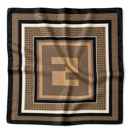 Patterned scarf 70 x 70 cm FL57