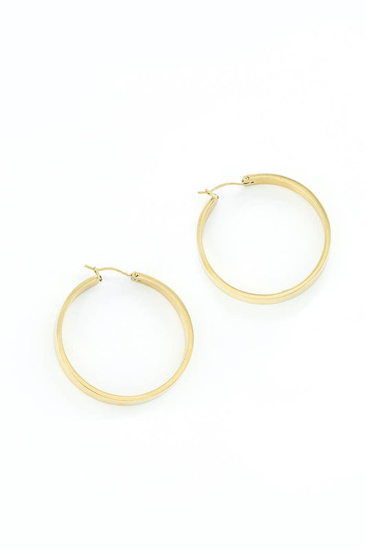 Boucles d'oreilles en acier inoxydable 124AQ276