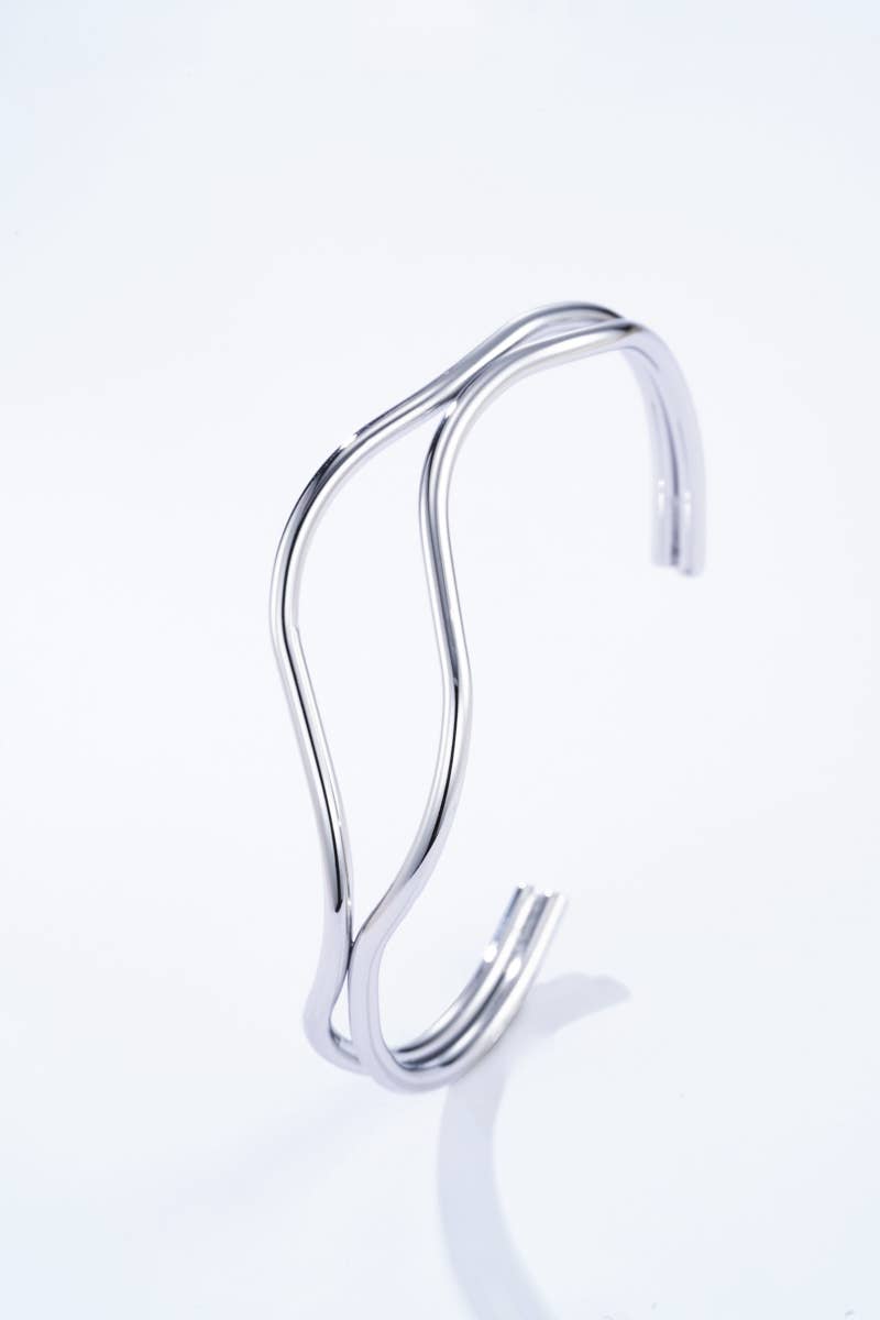 Stainless steel bangle 324AQ152
