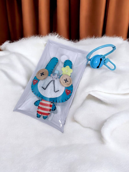 Porte-clé peluche avec clochette JSG22