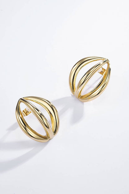 Stainless steel earrings 124AQ259