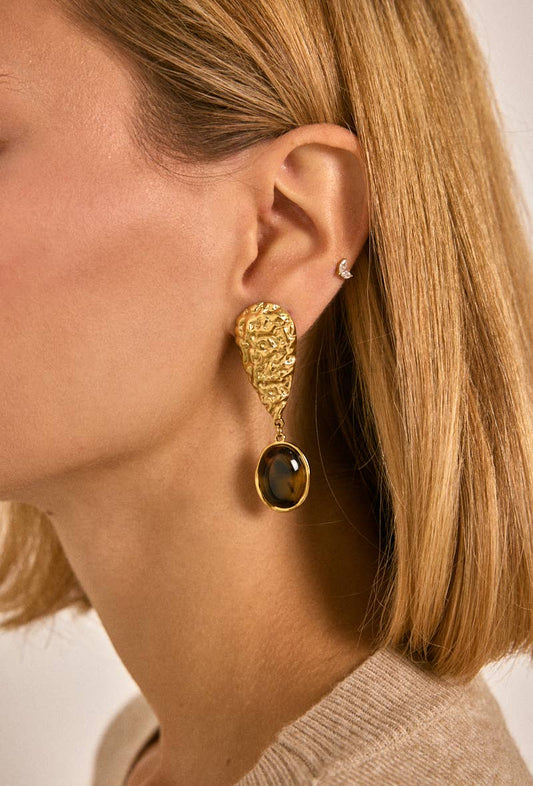 Boucles d'oreilles en acier inoxydable 124RX188