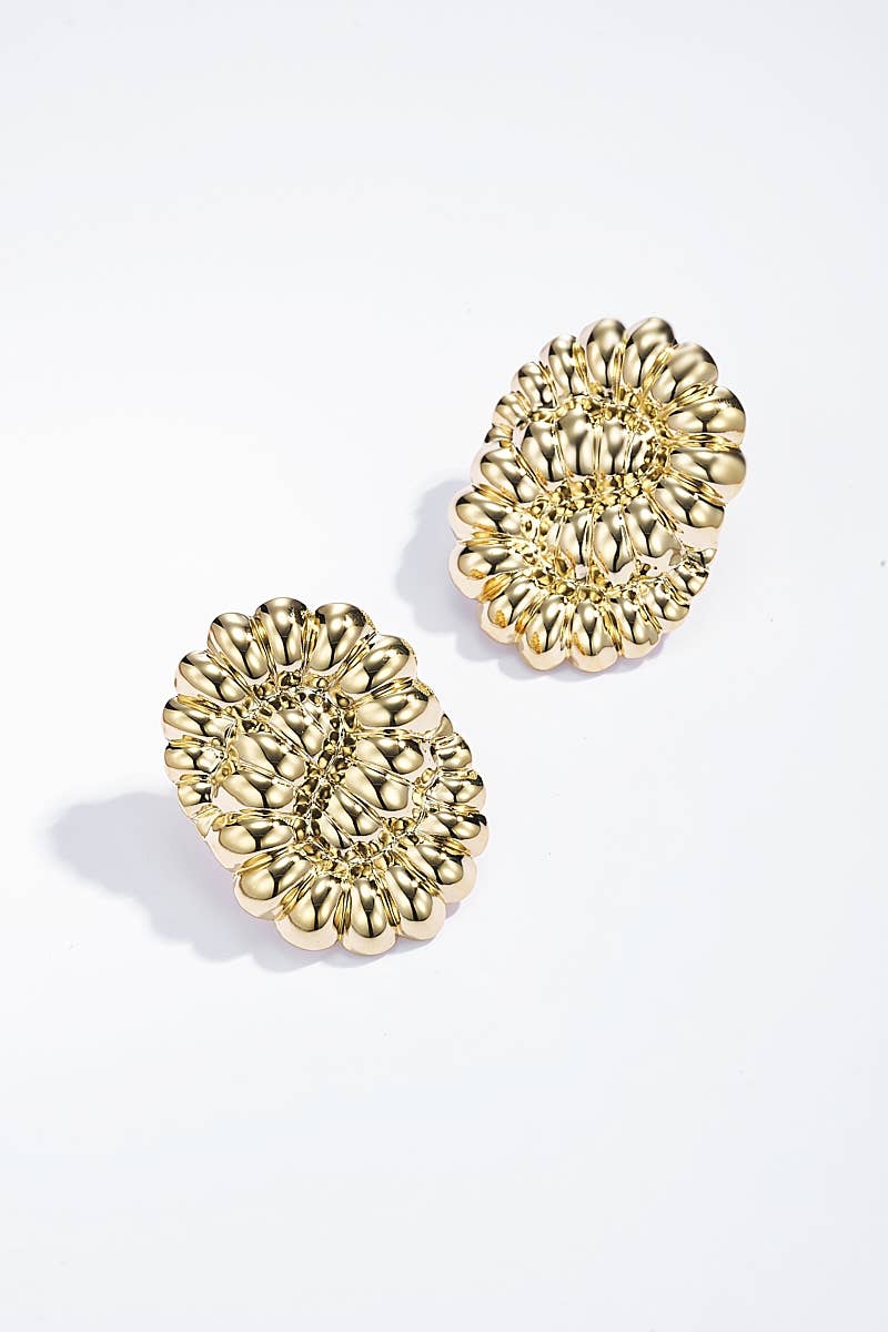 Stainless steel earrings 124AQ252