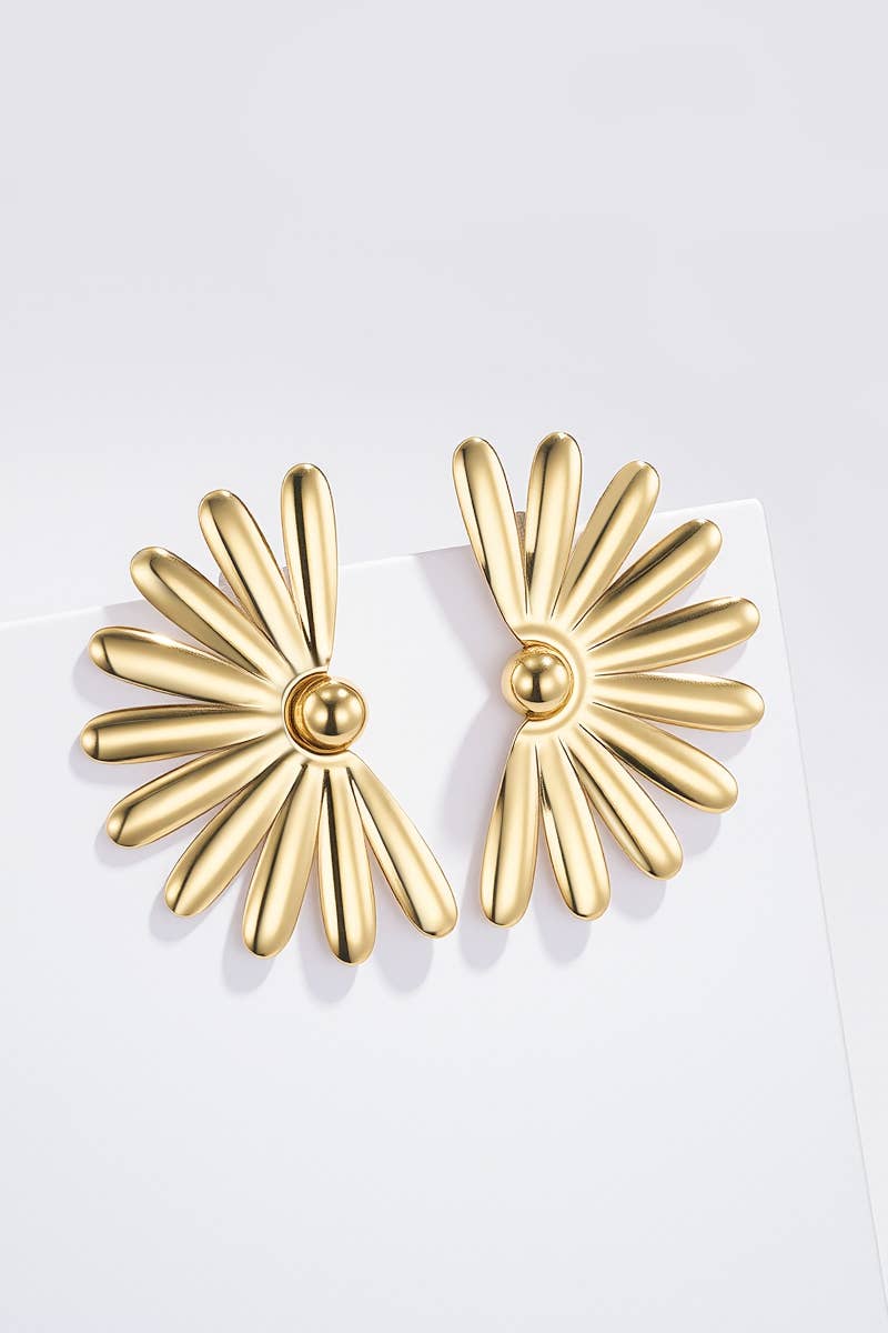 124RX262 stainless steel earrings