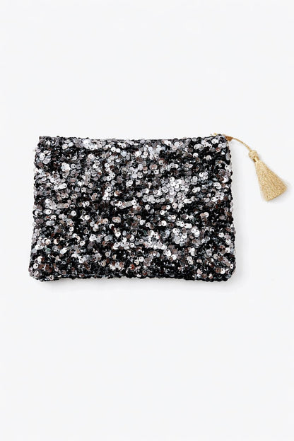 Sequin makeup bag CY46