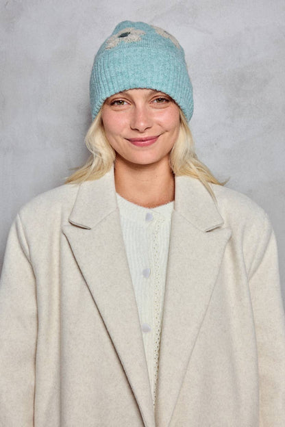 Floral wool beanie MJ206SD