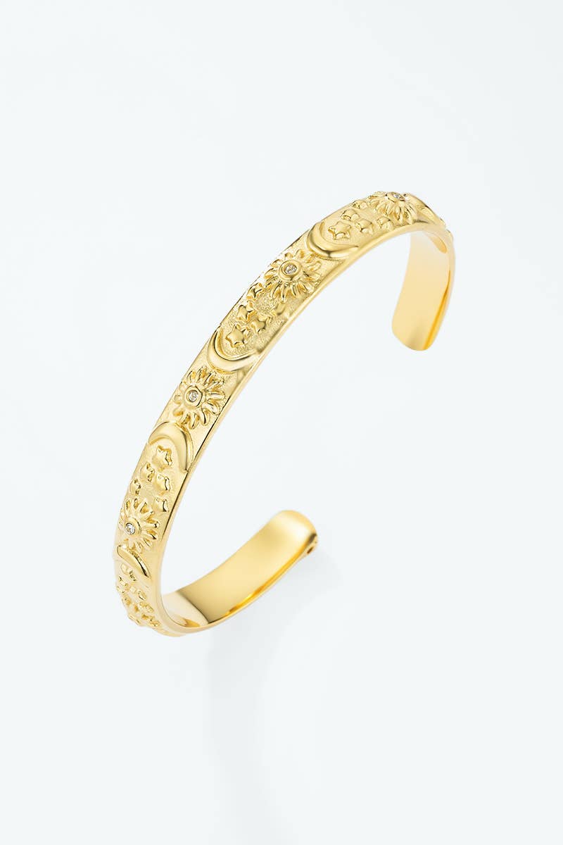 Bracelet jonc en acier inoxydable 324AQ522