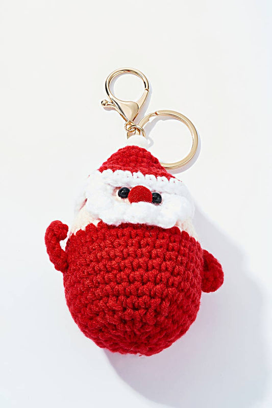 Grigri accessoires de sac Père-Noël en crochet PC004HZ