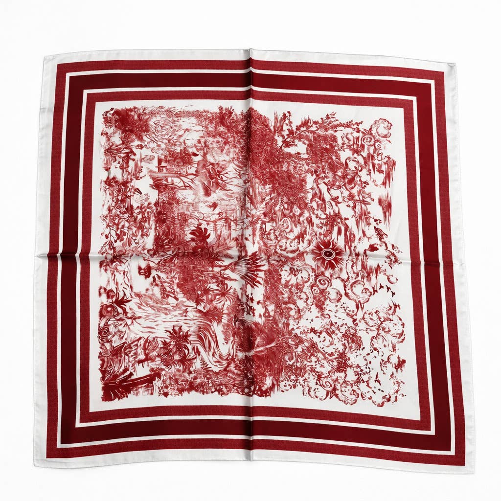 Foulard à motif 65 X 65 CM FL365DF