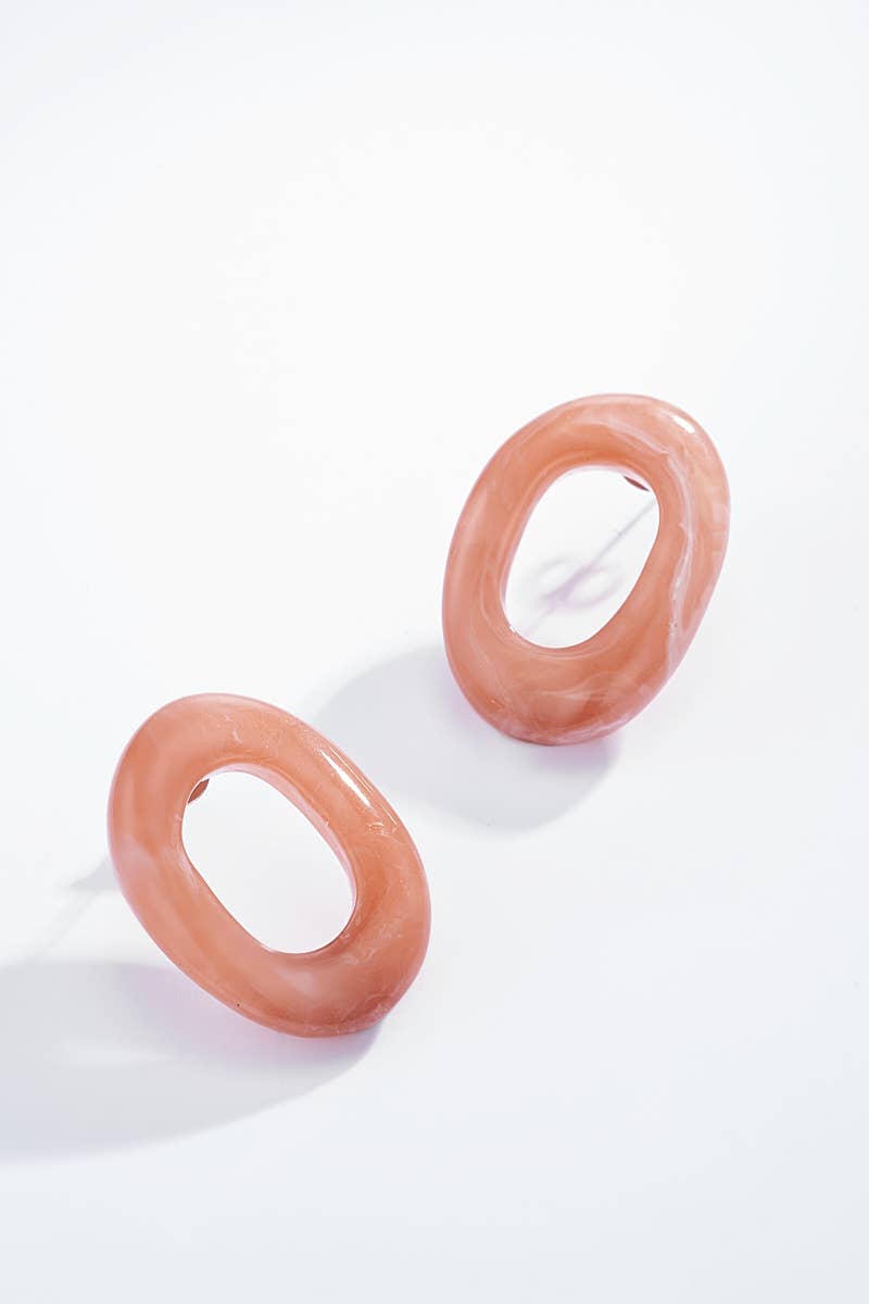 Boucles d'oreilles en acier inoxydable 124CP11