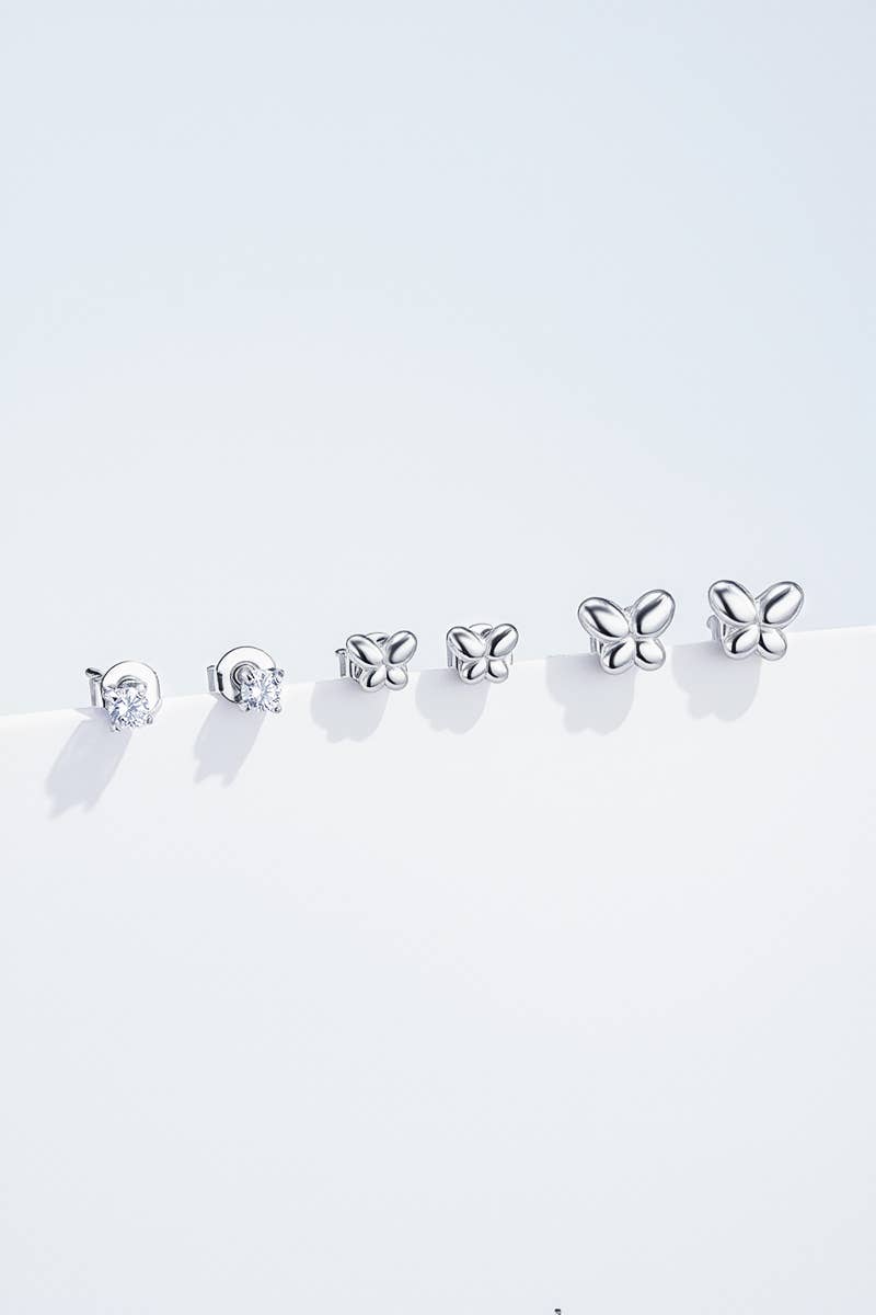 124AQ432 stainless steel earrings
