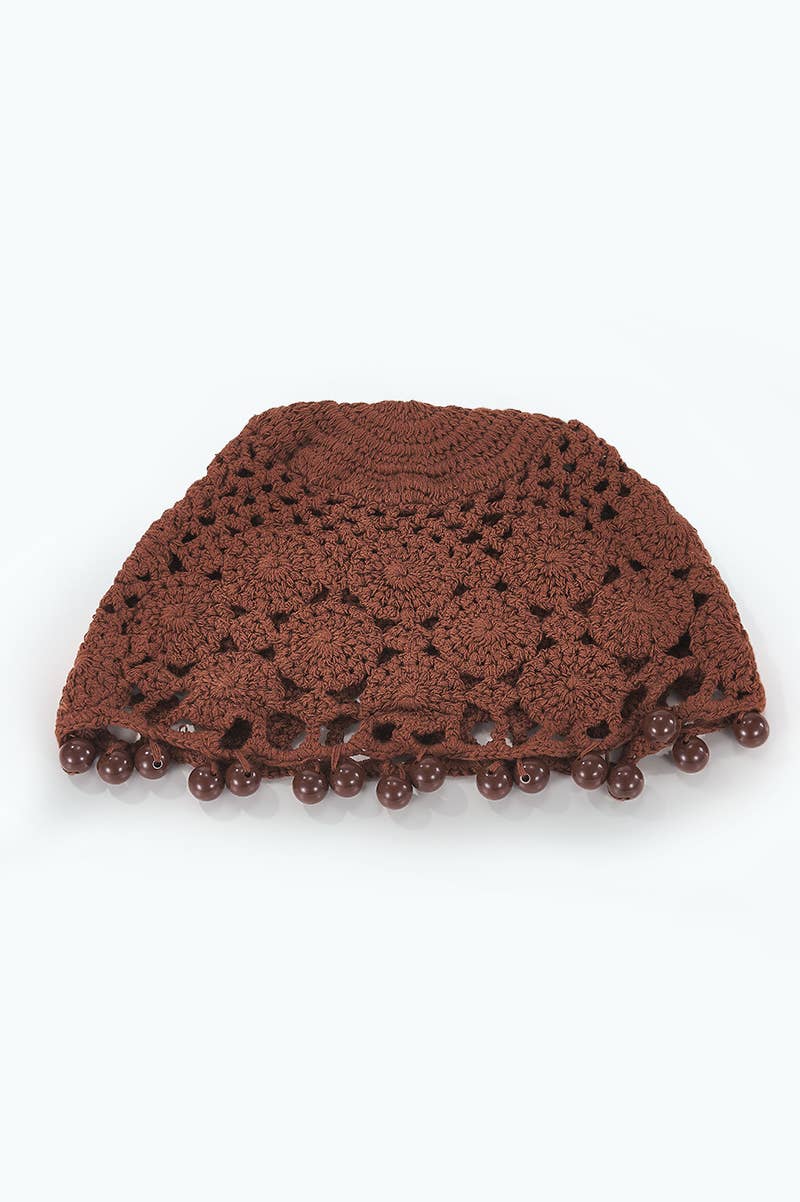 Bonnet crochet en coton MJ502HS