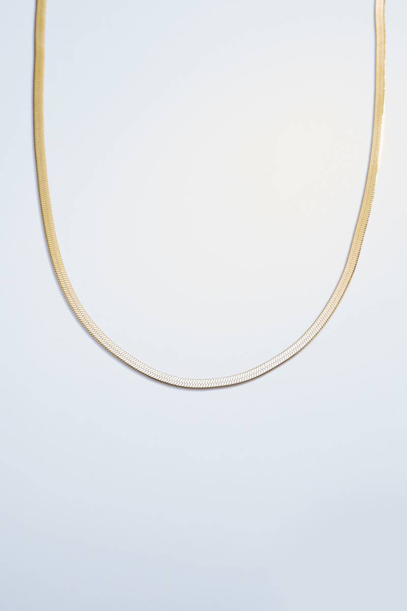 Stainless steel snake necklace 224AQ09