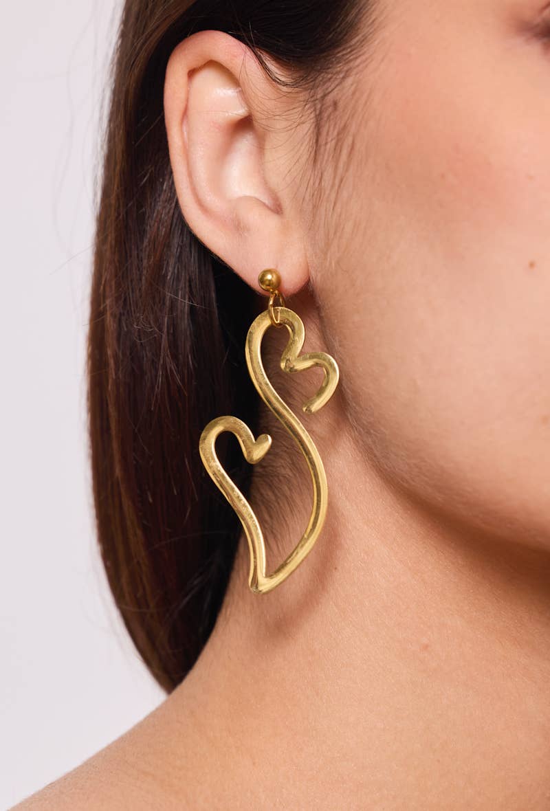 Boucles d'oreilles en acier inoxydable 124RX100