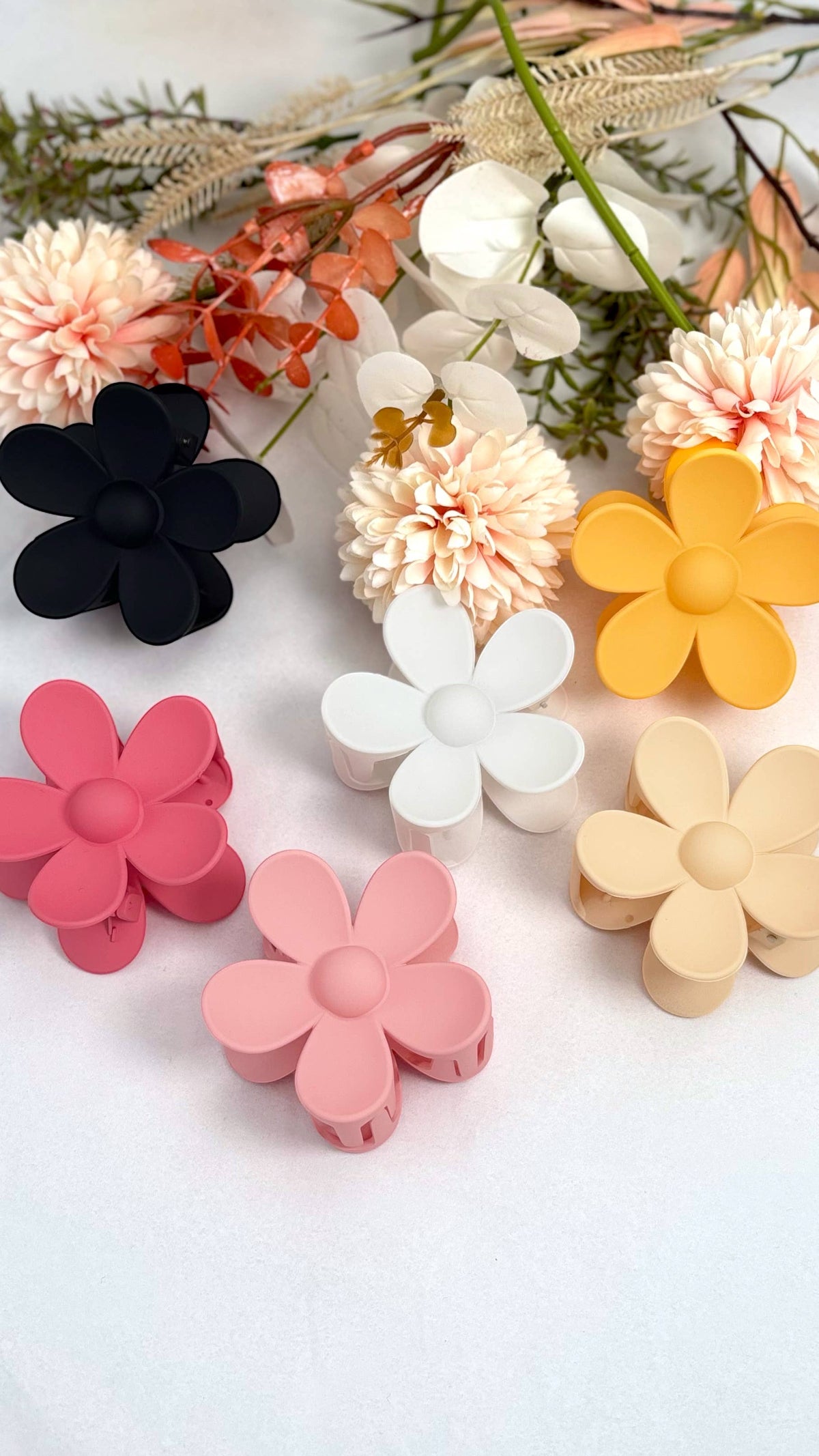 Pince à cheveux en forme de fleur YH19