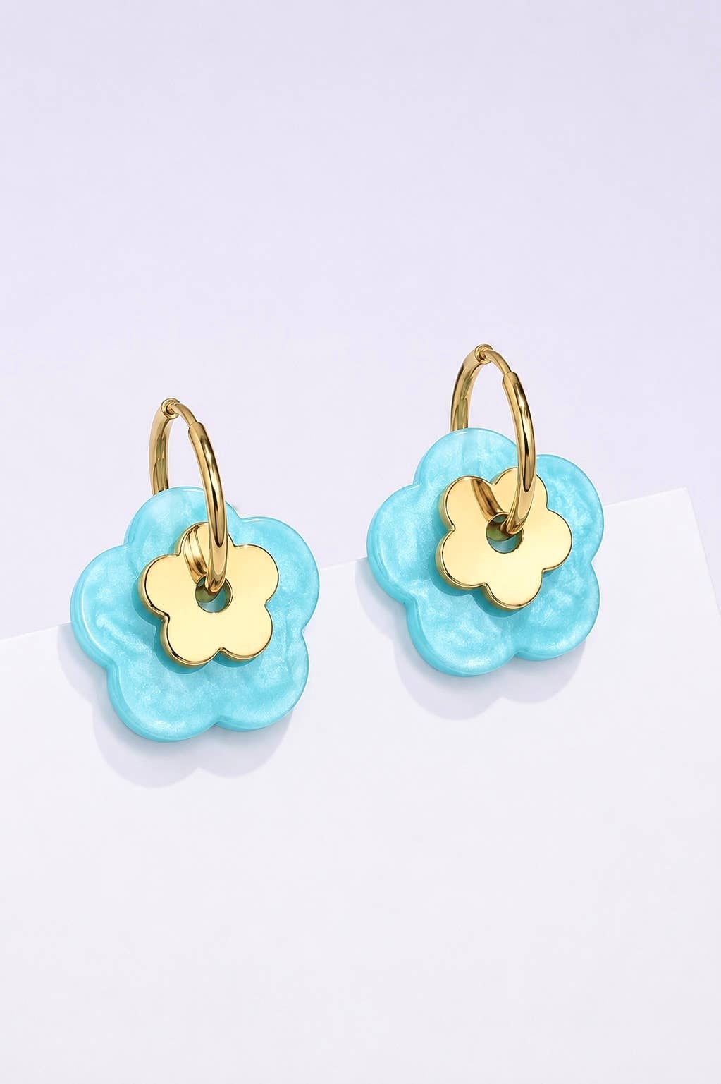 124RX353 stainless steel earrings