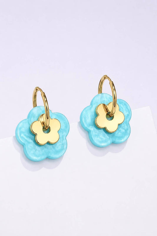 124RX353 stainless steel earrings