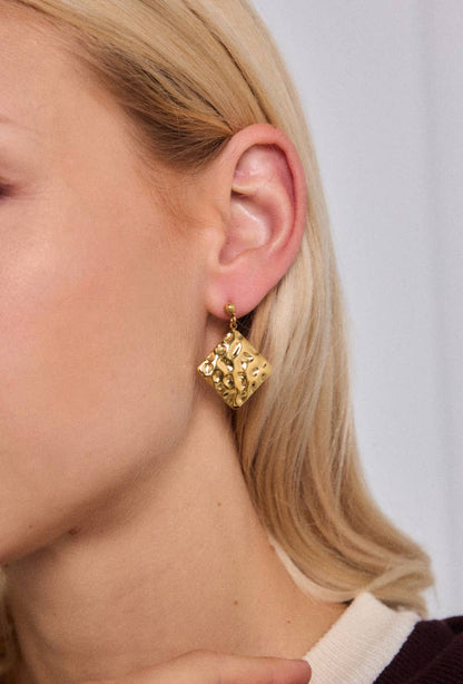 124RX198 stainless steel earrings