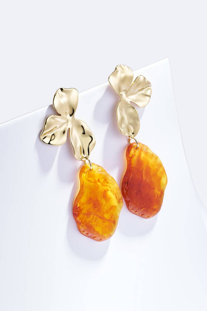 Stainless steel earrings 124AQ505