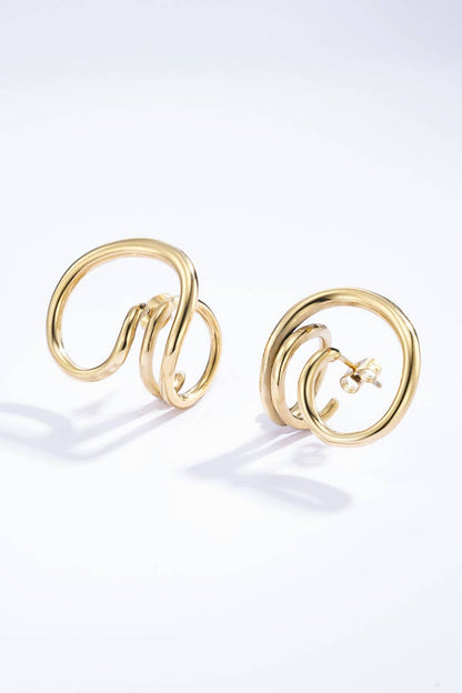 Stainless steel earrings 124DY62