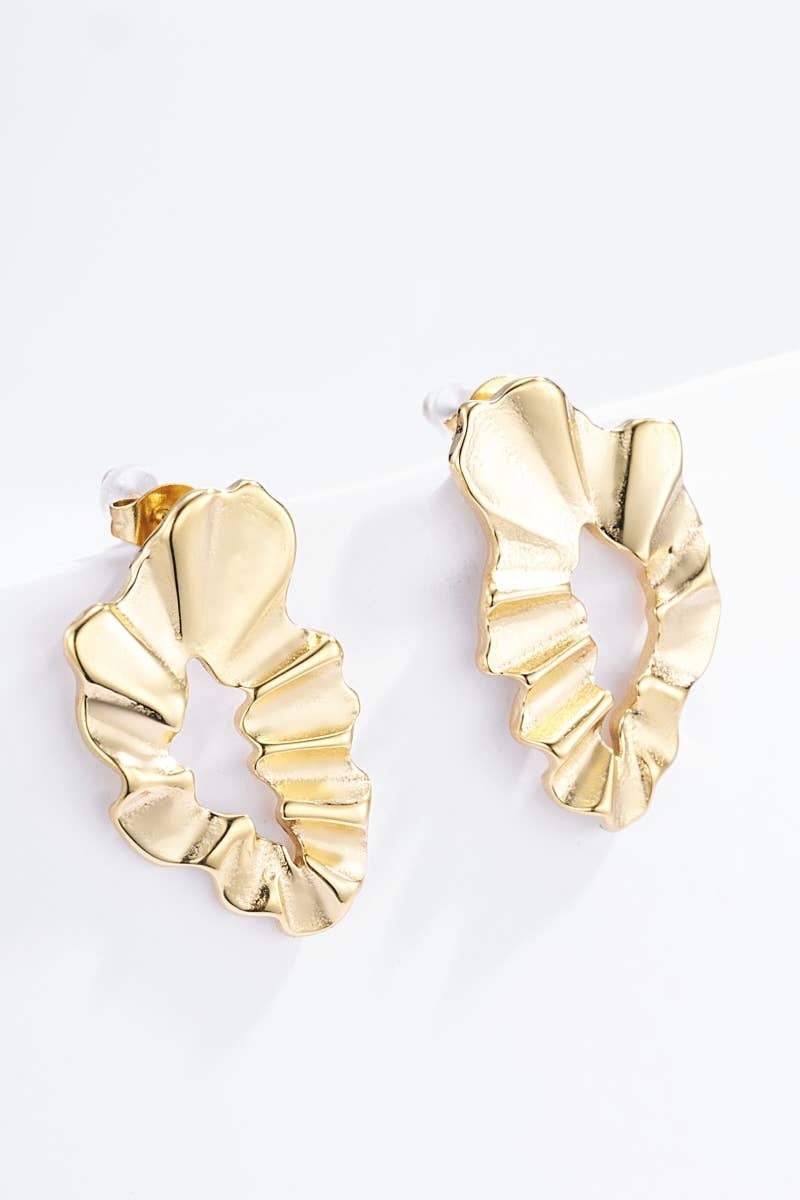 Boucles d'oreilles en acier inoxydable 124DY29