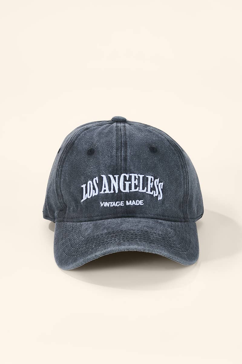 Casquette brodée Los Angeles délavée MJ327HK
