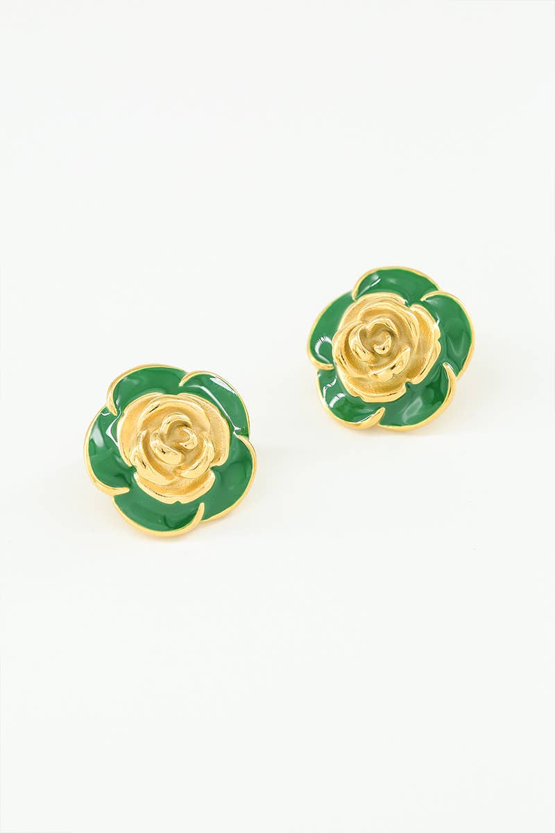 Boucles d'oreilles en acier inoxydable 124YC52