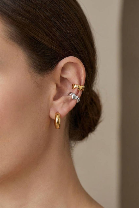 Stainless steel ear cuffs 124AQ523