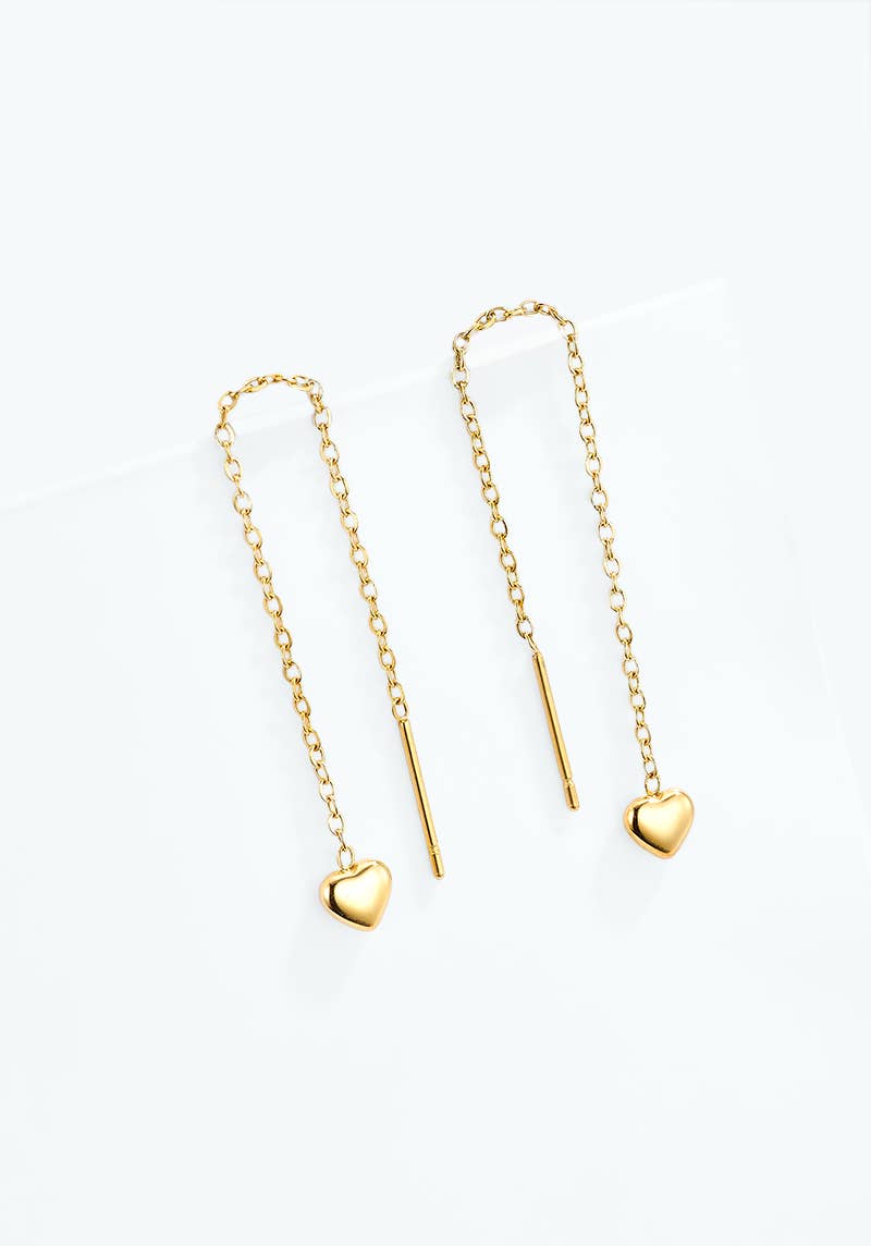 Stainless steel earrings 124AQ756