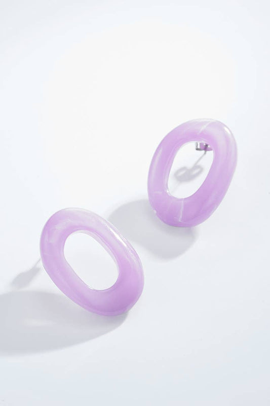 Boucles d'oreilles en acier inoxydable 124CP11