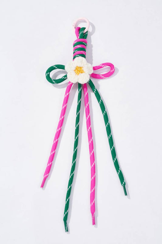 Daisy bag charm and keychain PC53
