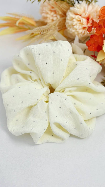 Glittery elastic scrunchie 20cm FQ50