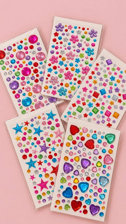 Pierres strass autocollantes colorées PSTRASS01