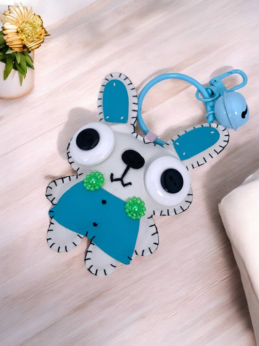 Porte-clé peluche avec clochette JSG14